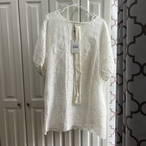 Spell Lala linen shift dress lg
